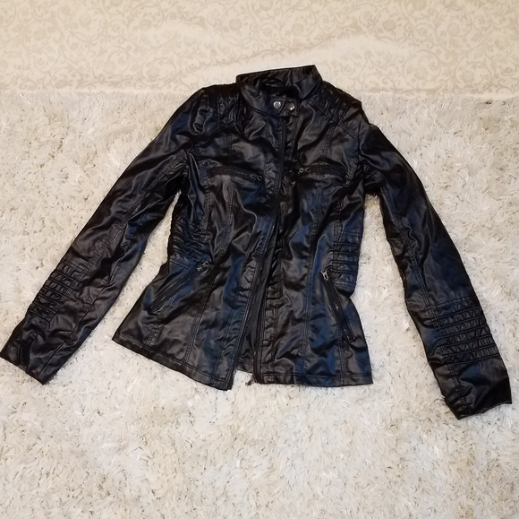 Faux Leather Jacket - Picture 4 of 7